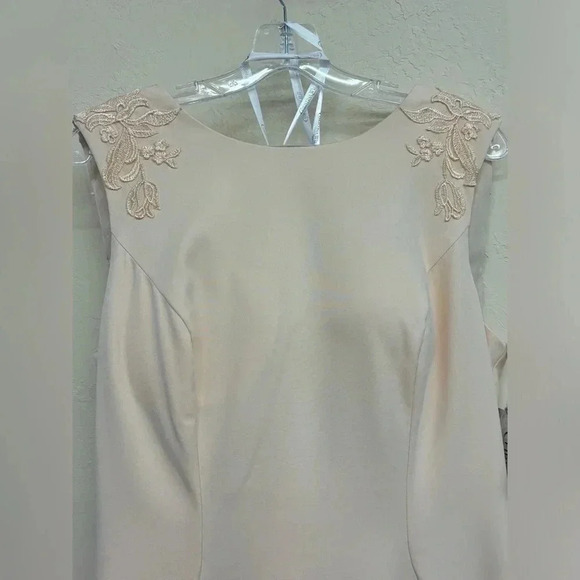 NWT Champagne (more of a nude or peach color) Christina Wu Wedding Gown - Picture 6 of 9